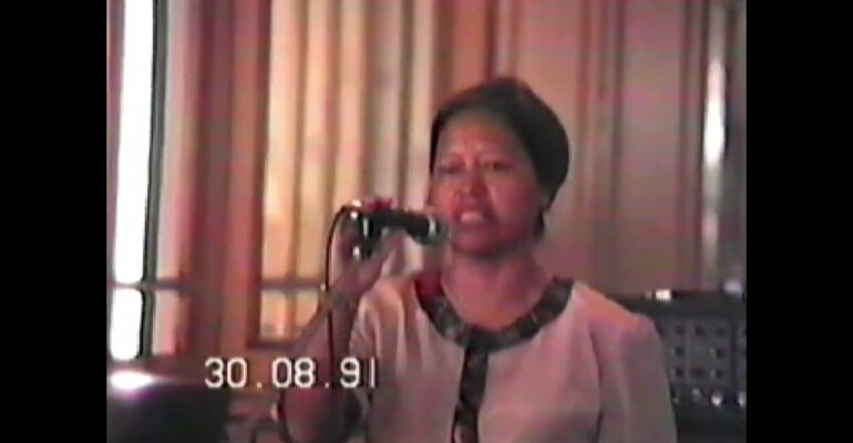 Pastora Carmencita de Chavez 1991 – Hotel Ritz Continental
